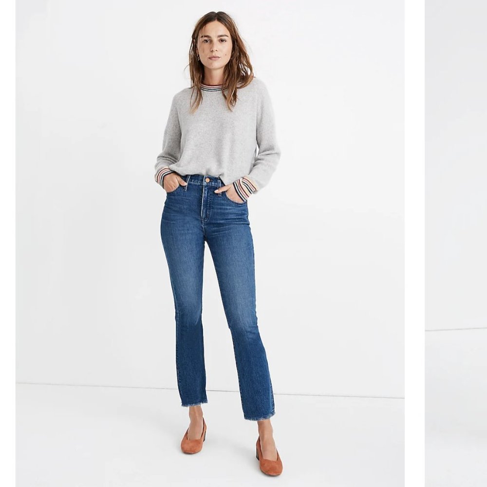 Madewell Jeans Womens 27 Cali Demi Boot Columbus Comfort Classic Casual Normcore